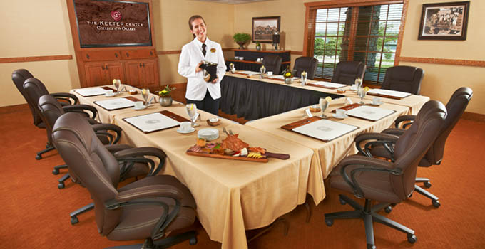Conference room with student server
