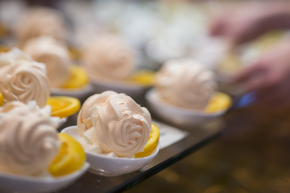 Desserts with Citrus Slice